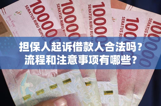 北京担保人起诉借款人合法吗？流程和注意事项有哪些？