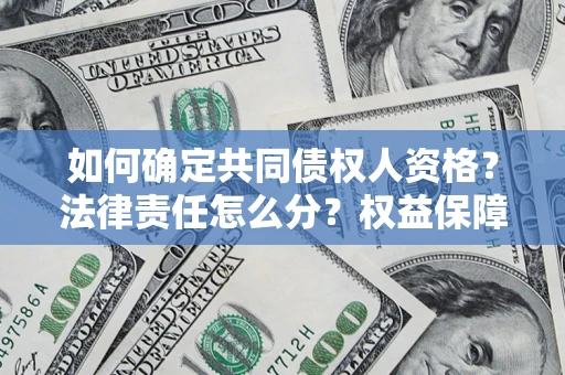 北京如何确定共同债权人资格？法律责任怎么分？权益保障技巧揭秘！