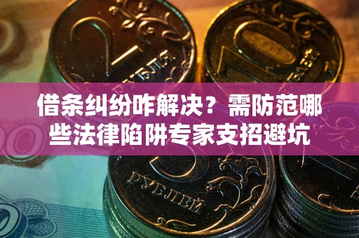 北京借条纠纷咋解决？需防范哪些法律陷阱专家支招避坑