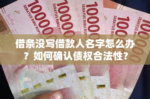 北京借条没写借款人名字怎么办？如何确认债权合法性？