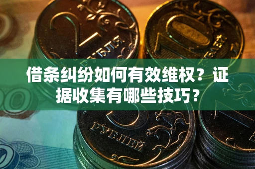北京借条纠纷如何有效维权？证据收集有哪些技巧？