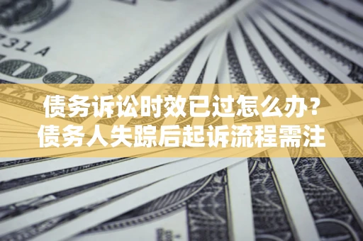 北京债务诉讼时效已过怎么办？债务人失踪后起诉流程需注意什么？
