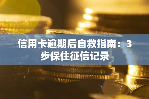 北京信用卡逾期后自救指南：3步保住征信记录